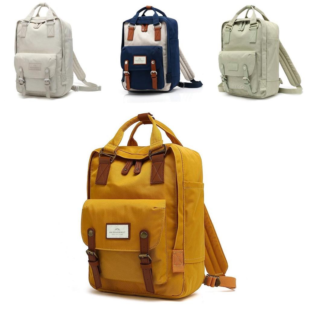 Nx Doughnut Sweet Donut Style Nylon Backpack For Women Casual Fresh Spacious Design