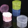 Makeup Cotton Swab Storage Box: Single/Double Compartment, Plastic PP Box for Lipstick and Remover Wipes