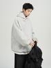 Men’s 500G Heavyweight Button-Up Hoodie: Autumn/Winter Trendy Brand, Loose Fit, Solid Color, Versatile American Style.