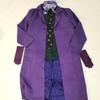 The Joker Cosplay Costume Clown Full Set Coat Shirt Vest Tie Suit Outfits Joker Full Set For Men Halloween Costumes