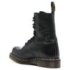 MM6 Maison Margiela X Dr. Martens 1490 / 1461 Calfskin Round-Toe Lace-Up Ankle Boots 4cm Unisex Ankle Boots Black 32185001