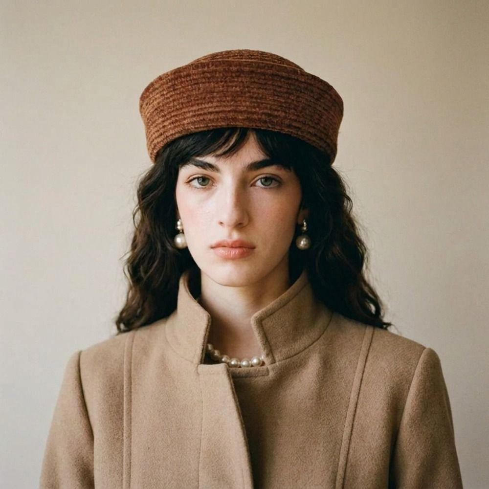 Elegant Beret Hat Fedoras Sailor Hat Fashion Airline Stewardess Caps Beach Visor