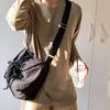 Drawstring Crossbody Shoulder Bag Simple Fashion Bag Versatile Bag Nylon Bags