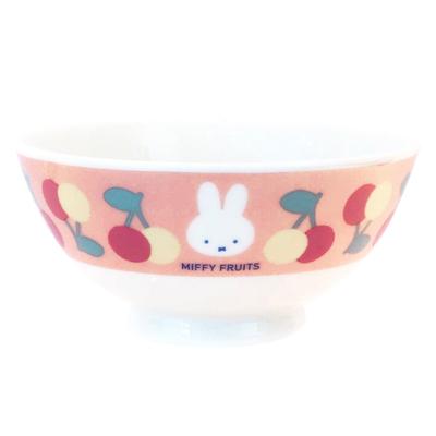 Dick Bruna MIFFY FRUITS Rice Microwave and Dishwasher Made In 421110 "Miffy" Bowl, Safe, 11cm, Japan,
