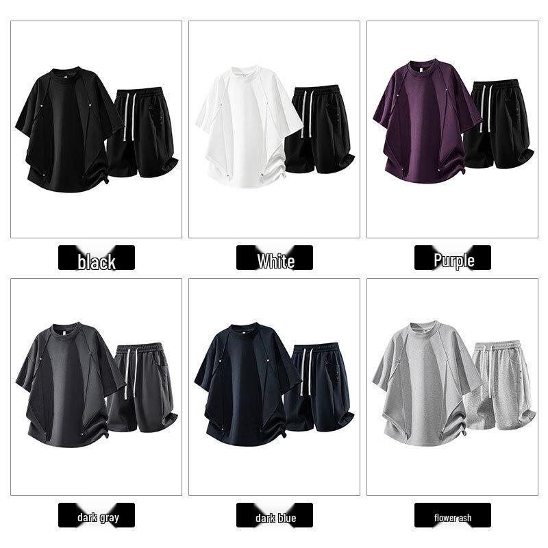 Jeanswest Men's Casual Summer T-shirt & Shorts Set