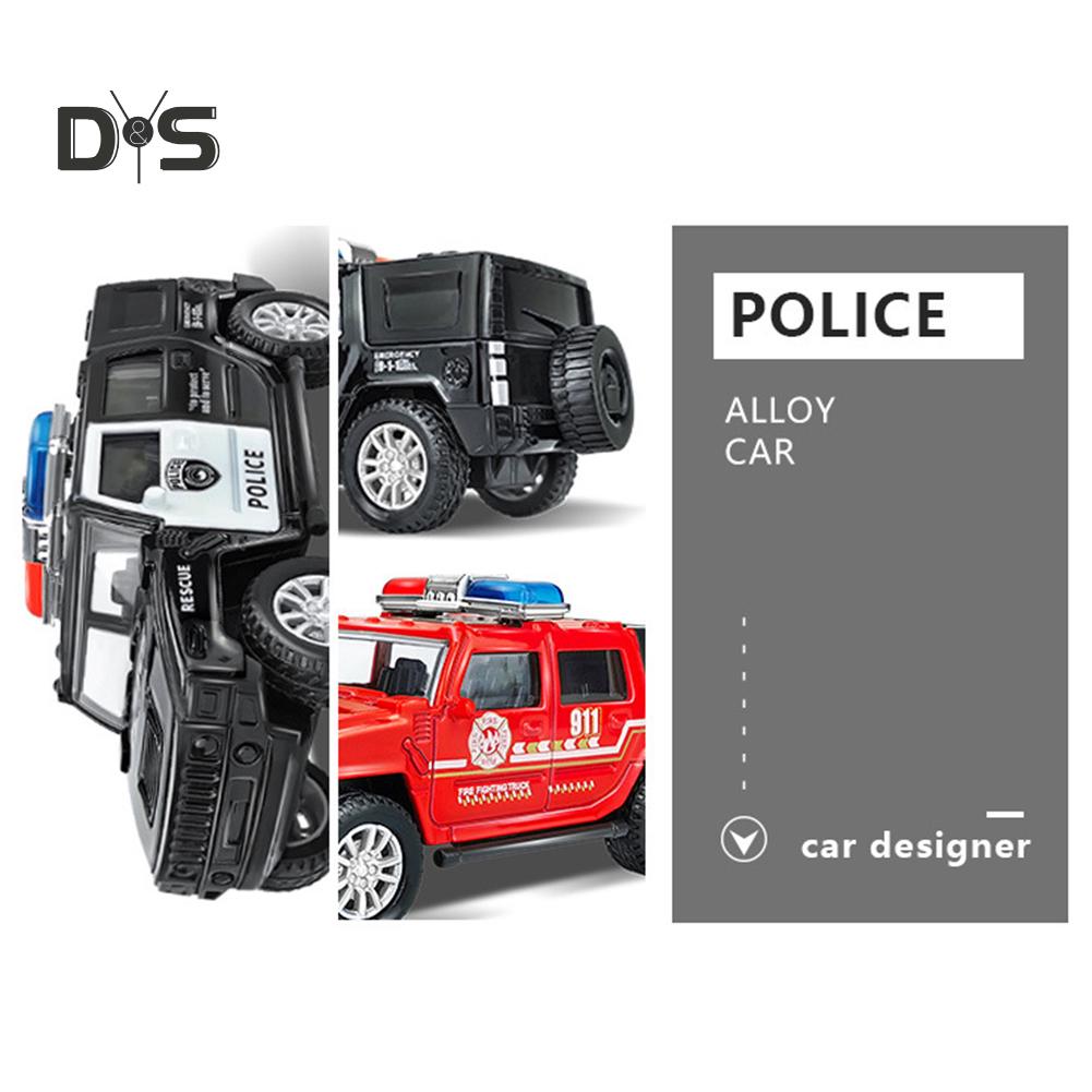 Hrajte si s vámi Policejní auto Auto Odtahovací vůz Model dětské hračky Vánoční dárek