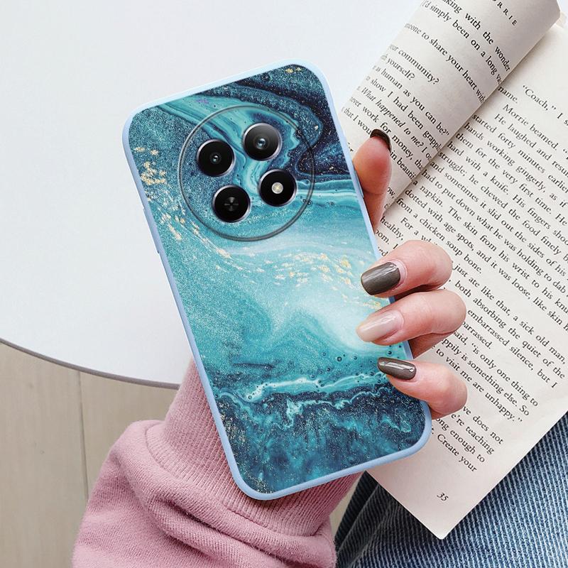 Luxury Case For Redmi 14C 4G 14R 5G A4 Note 14 Pro 5G Poco C75 Fundas Marble Art Pattern Soft TPU Protection Cover Shockproof