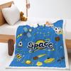 Car Moon Planet Thickened Lamb Fleece Crystal Fleece Blanket Cover Blanket