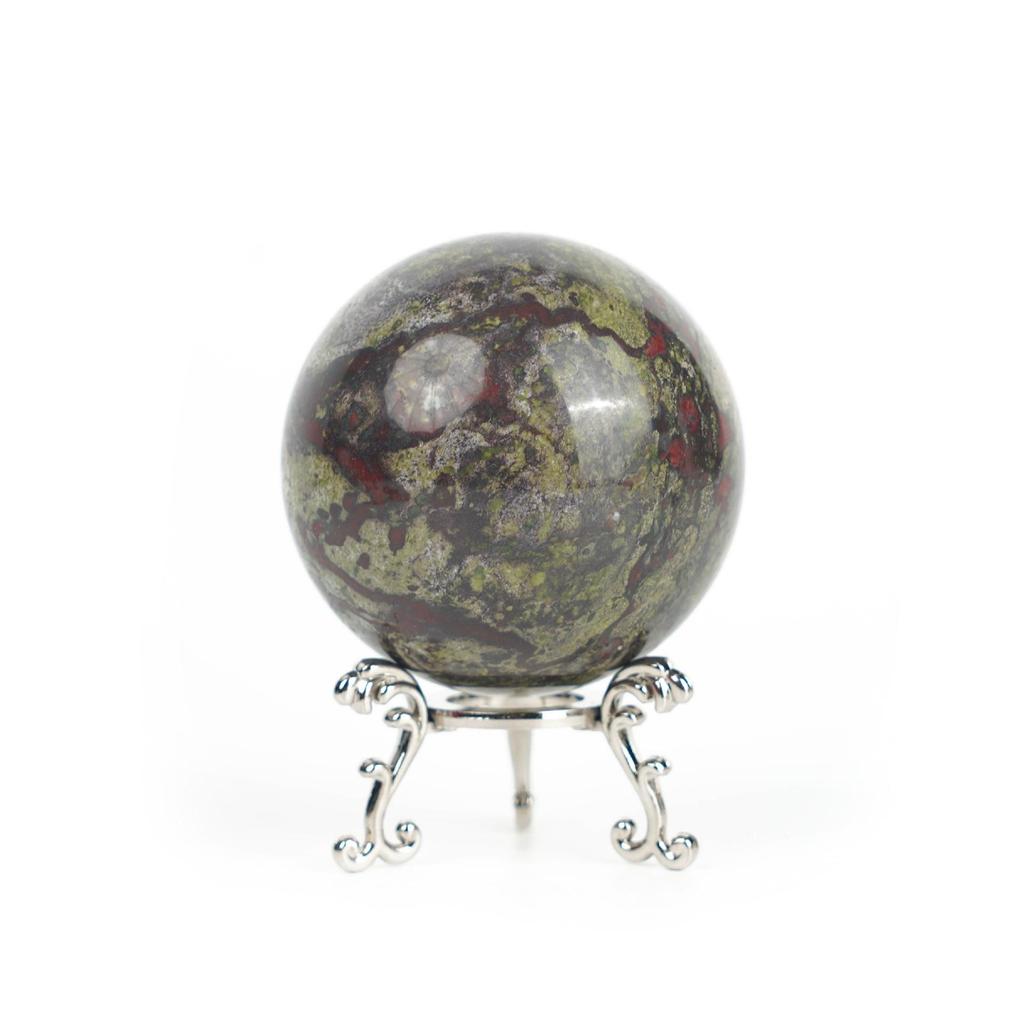 Cross-border Natural Crystal Ball with Multi-Gem Raw Stone Polished for Home Office Feng Shui Decor.