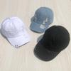 Hoop Baseballkappe Herren und Damen Sommer Einfarbige Zerrissene Denim-Kappe Street Fashion Studenten Sonnenschutz Schirmmütze Klassische Lässige Baseballkappe
