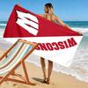 Wisconsin Badgers Druck Strandtuch, Großes Weiches Schnelltrocknendes Handtuch für Strand Camping Schwimmen
