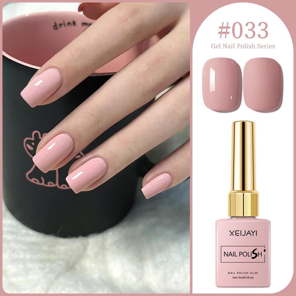 XEIJAYI 15ml Solid Color Nail Gel - 72 Color Options for Nail Art Salons