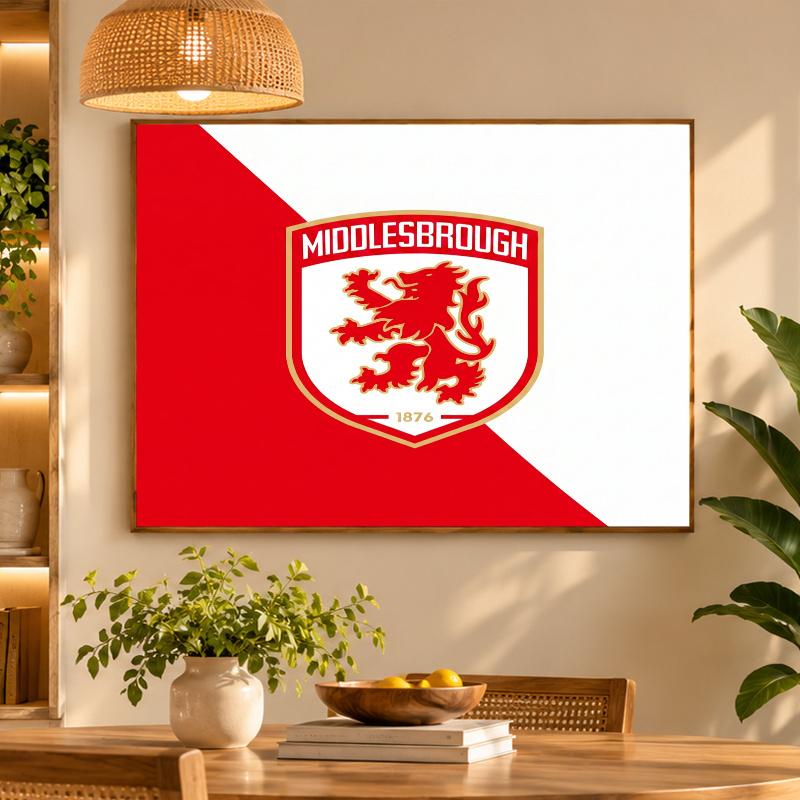 5D Diamond Painting Middlesbrough FC DIY Full Drill Diamond Art Kit Home Decoration
