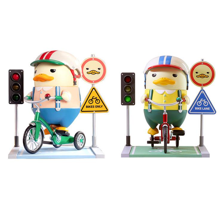 New POP MART DUCKOO Tricycle YA Large Size Trendy Figures 14cm 210950399