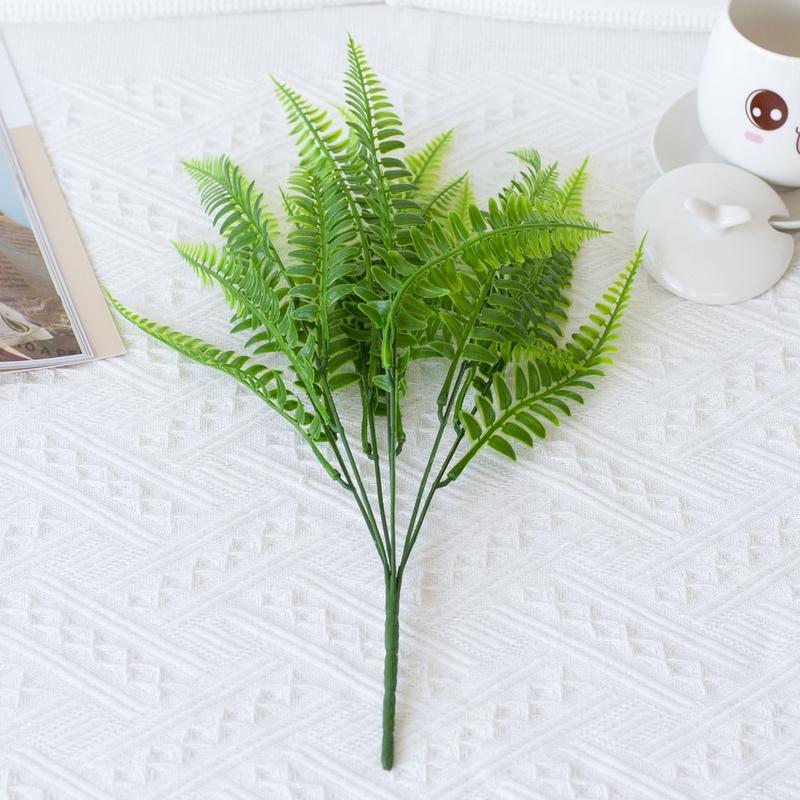 Artificial Ferns Outdoors Boston Fern Fake Ferns Plant Artificial Ferns Outdoor PP Plants For Planter Porch Window Home Decor