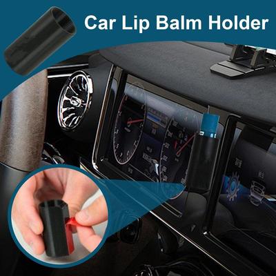 Chap Stick Holder For Car Lipstick Organizer Mount For Vehicle No Punch Vehicle Chap Stick Holder For Friends Family Children