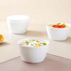 Sky Top Pure White Bone China Dinnerware Bowls