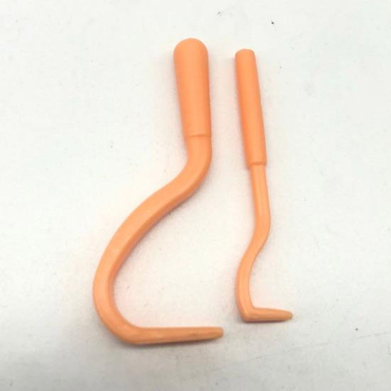 2 Pcs/Set Tick Remover Tool Pain Free Tick Removal Tweezers Portable Plastic Tick Puller Grabber for Dogs Cats Humans
