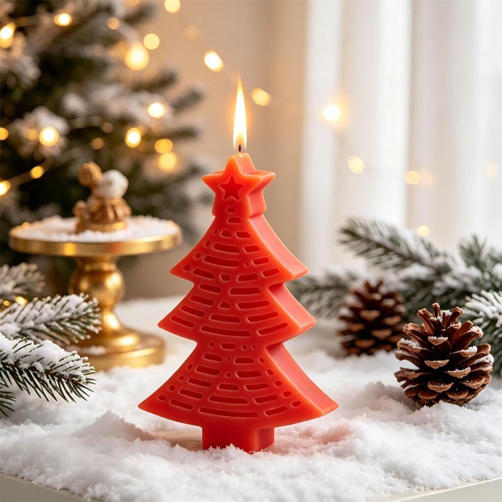 Reusable Christmas Tree Silicone Mold Food Grade Mousse Mold Chocolate Muffin Mold  Baking Decor