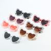 Fashion Large Frame Simulation Pearl Sunglasses Heart Shape Personality Casual Sunglasses
