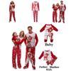 Luxurious Christmas Family Matching Clothes With Adorable Fox Design And Unisex Pajamas Set
