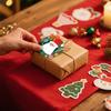 Cartoon Christmas Sticker Gift Sticker For Diy Decor Gift Wrapping Holiday Party