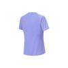 Li-Ning Fitness Series Solid Color Ice Feel Short Sleeve T-Shirt Women Tops Light-Iris-Purple ATST646-2