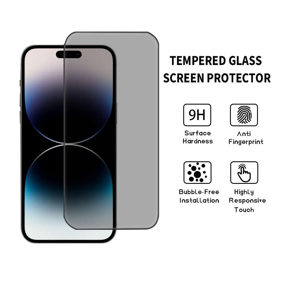 Factory Price High Quality 360 Degree Tempered Glass Privacy Anti Spy Screen Protector Film for iPhone Samsung