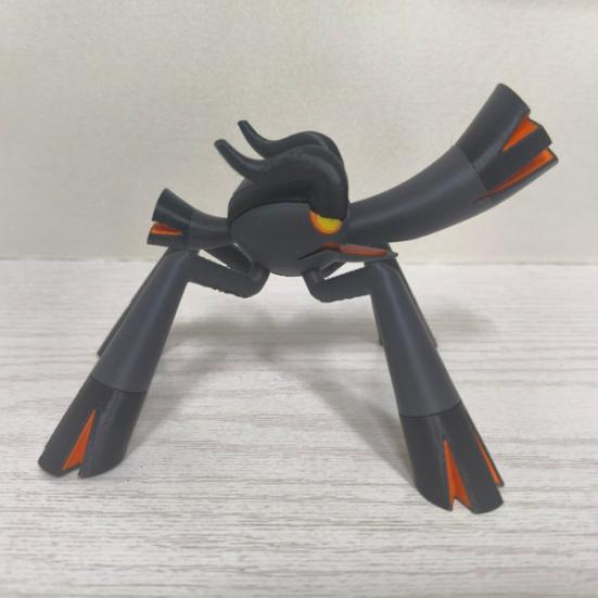DYS 3D Printed Firekind Insect Figurine, Game Collectible Ornament with Classic Orange & Black Paint Barrel Details, Desktop Decor Statue for
