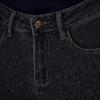 Maxza Cubic Leopard Wide Black Denim Pants Ze03ql004na