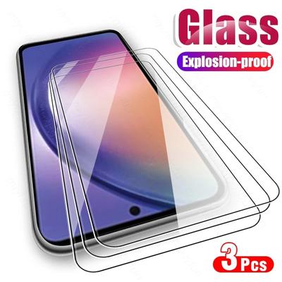 3PCS ochranné sklo pro Samsung Galaxy A14 A24 A34 A54 5G 2023 Sumsung A 54 34 24 14 Ochranná fólie na obrazovku Exlosion-Proof HD Film