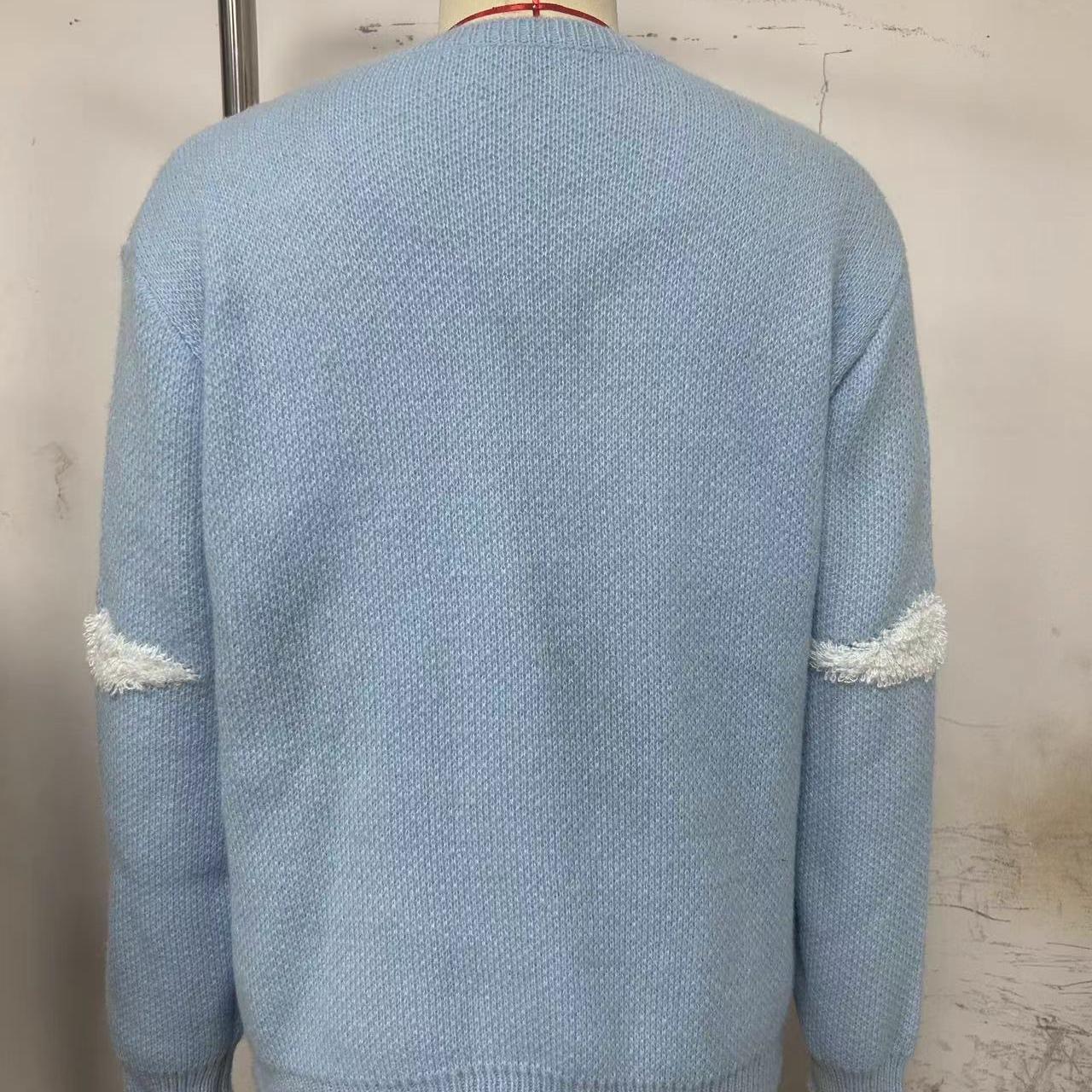 BITCED модный женский осенне-зимний свободный жаккардовый свитер с длинными рукавами — фото 8