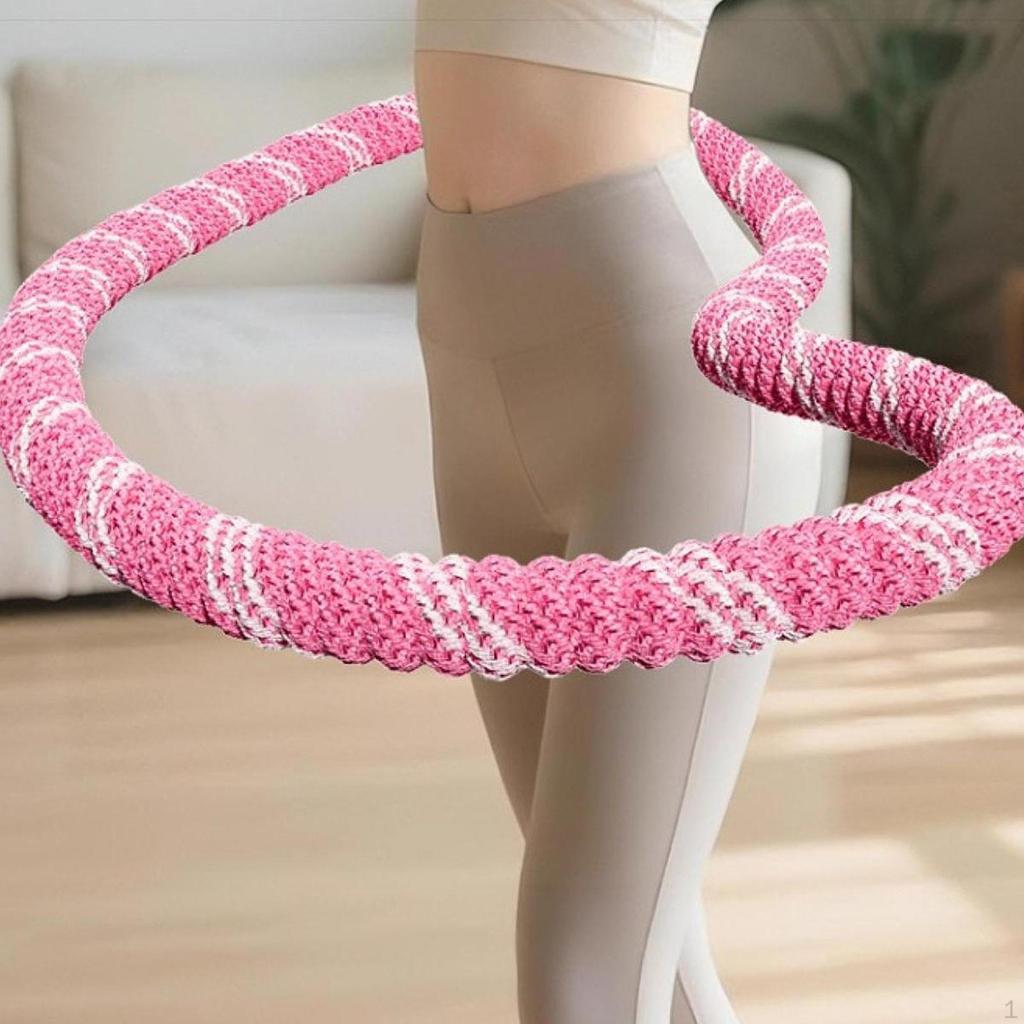 Weighted Fitness Hoop Abdomen Circle Workout Equipment for Indoor Outdoor