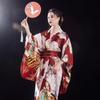 2025 Seiden Plus Size Japanischer Kimono Pyjama - Damen Trendiges Douyin-Inspiriertes Gewand Bademantel Hauskleidung