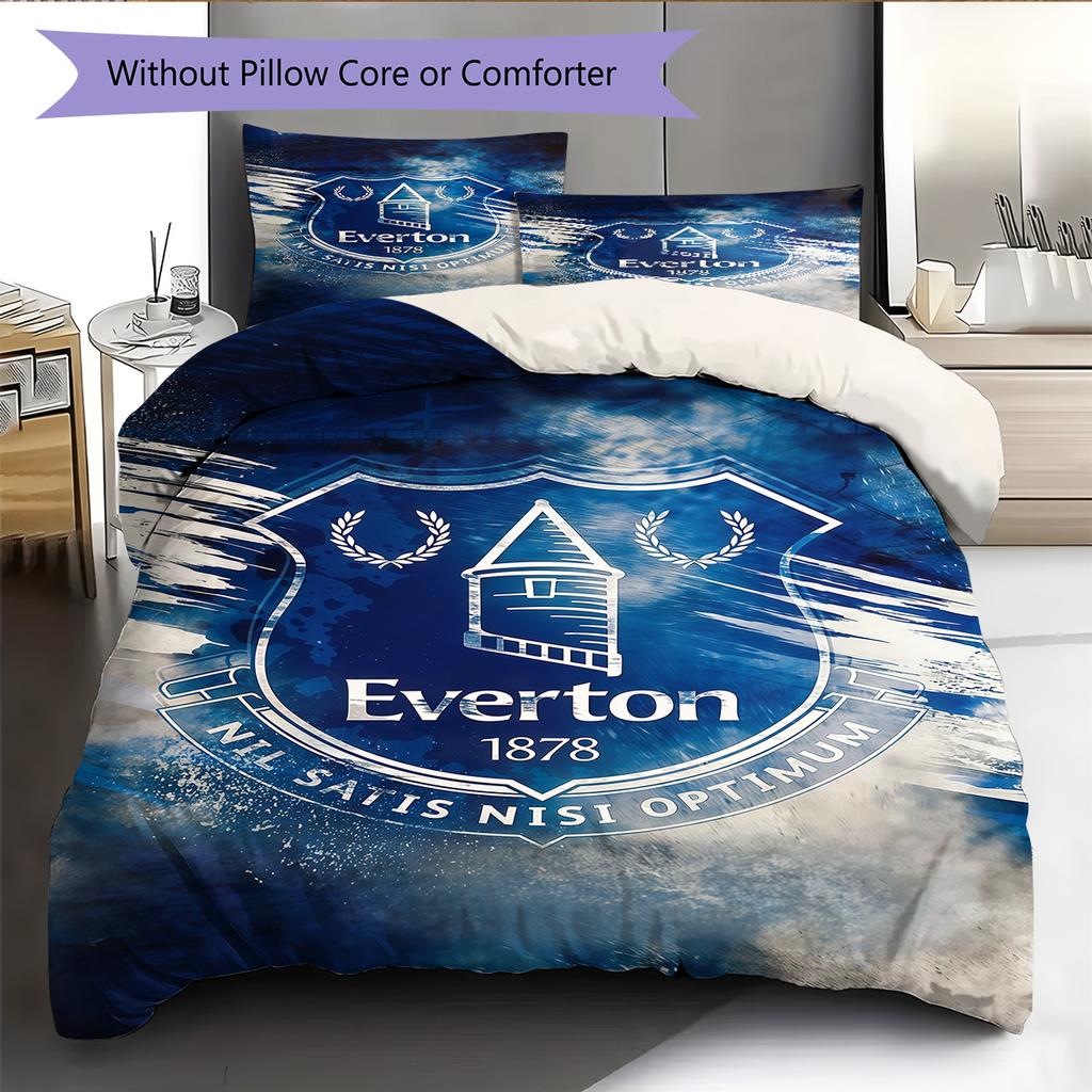 The Toffees logo  Bedding Quilt Set Quilt Cover Pillowcase Home Decoration Birthday Gift (1 * duvet cover + 2 * pillowcase, without core)