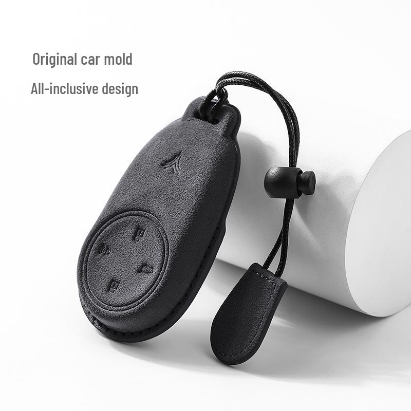 Nezha GT Suede Key Case: Remote Protection Bag with Interior Modification for Nezha AYA