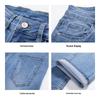 ROMON Men's Casual Straight-Leg Stretch Jeans