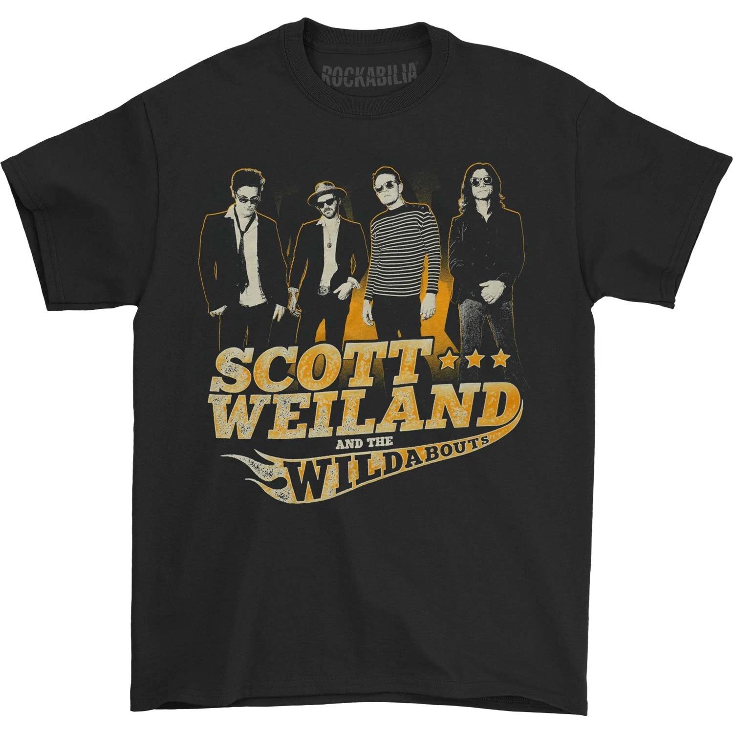 Men s Scott Weiland T-shirt Medium Black XL
