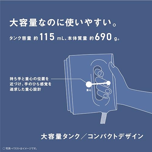 Panasonic Steam Iron Garment Steamer NI-FS60A-H Calm Gray 360° Powerful Steam Compact Type 2-Way Operation (Pressing Function) Deodorizing and Sterili