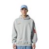 Puma Embroidered Design Casual Hooded Loose Long Sleeve Sweatshirt Men Sweatshirt Gray 621827-19