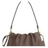 Coach Faye 26 Logo Pleated Design Leather Tote Shoulder Bag Medium Women bags Brown CV529-IMV2R