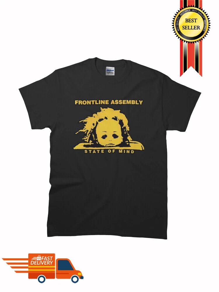 New Front Line Assembly - State of Maind Classic T-Shirt SIze S-5XL S