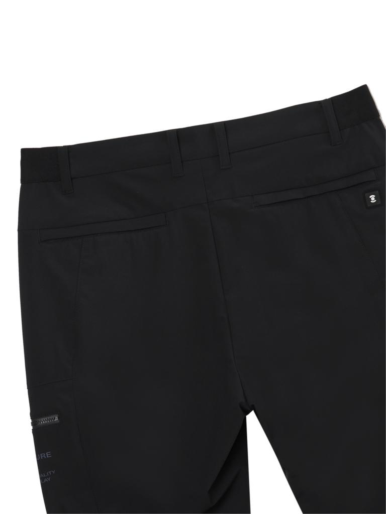 WIDEANGLE Tapered Cargo Ankle Pants M_Black