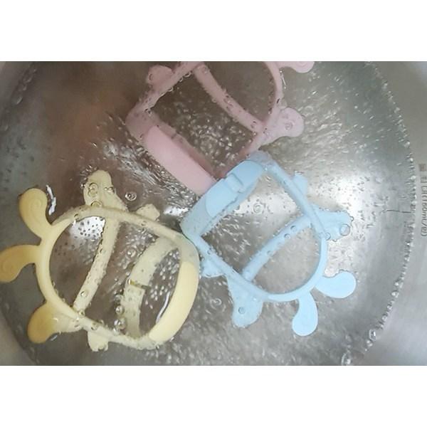 Agaphra Butterfly Wrist Teether + Case, Pink, Korean Baby Products