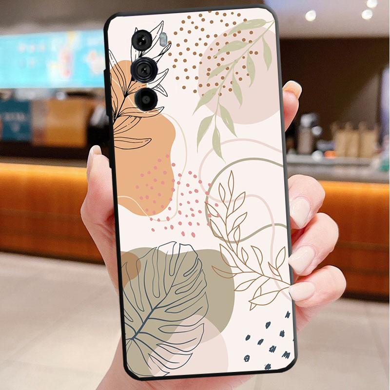 

Cute Cartoon Candy Painted Flower Case For Motorola Edge 50 40 Pro 50 40 30 Ultra Neo Fusion Moto G Play G Stylus G Power G 5G Moto Edge 50 Neo