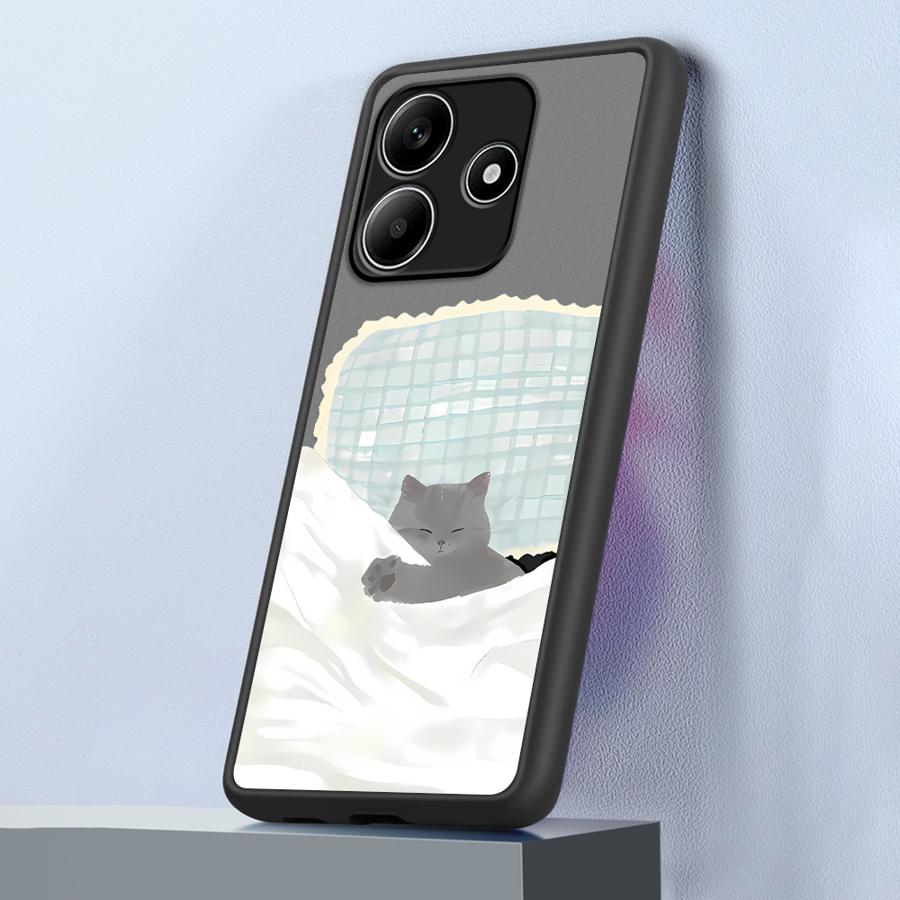 

Милая пара Собака Кошка Чехол Задняя крышка телефона для Xiaomi Redmi Note 14 10 11 A4 9S 14C 13 Pro Plus 12 13C Redmi Note 12 4G