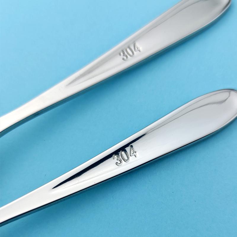 Newborn Baby Cerc Spoon Feeding Utensils 304 Stainl Steel Baby Food Puree Water Milk Poer Small round Spoon Cutlery