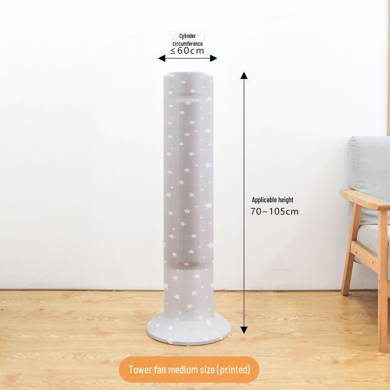 Univerzální prachotěsný úložný kryt pro vertikální věžové a podlahové ventilátory