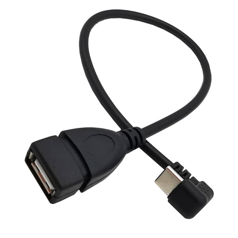 

30cm USB Male/Female to Type C Male Extension Cable Power Supply Cord Wire for Convenient Charging and Data Transfer