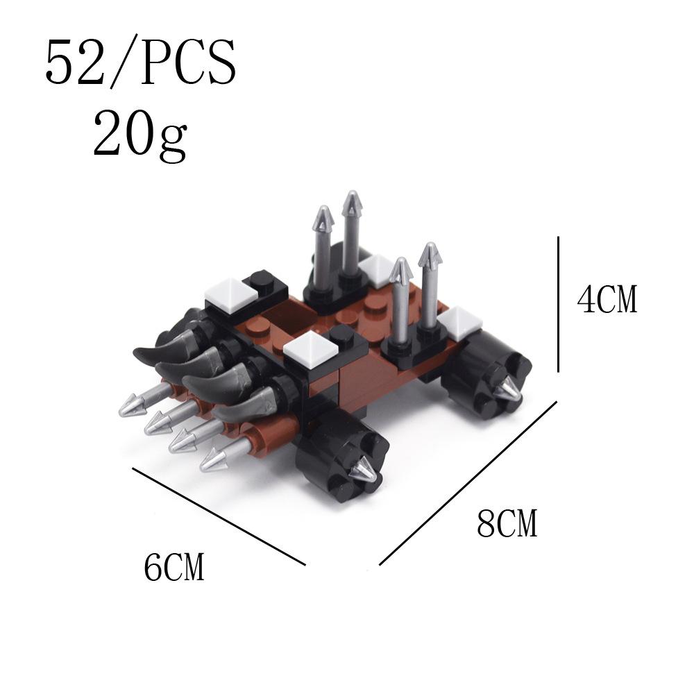 Building Block Medieval Weapon Ancient Siege Ladder Car Ancient War Weapon Scene Ornament